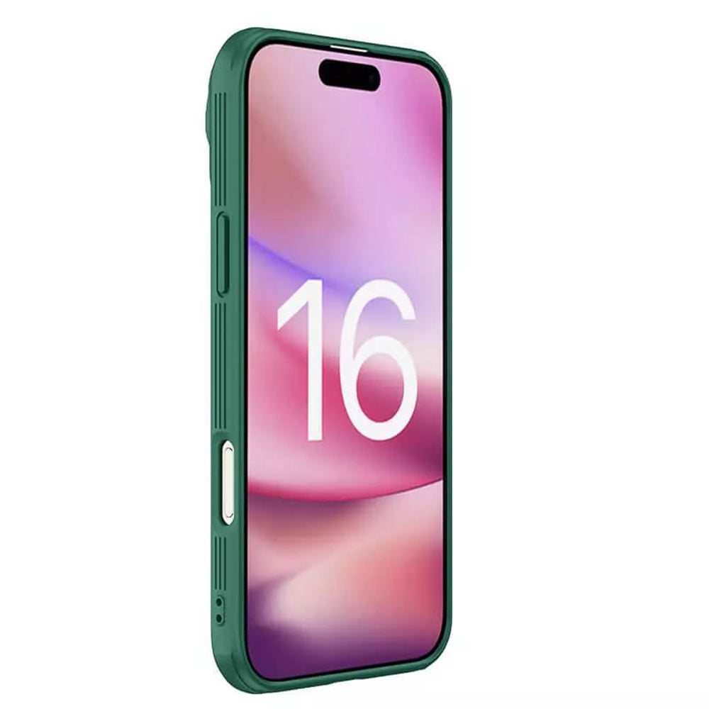 Калъф MagSafe за Apple iPhone 16 Pro Max, Nillkin, CamShield Prop, Зелен