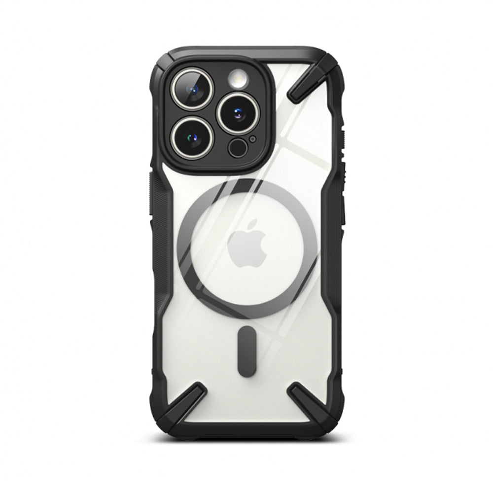 Калъф MagSafe за Apple iPhone 16 Pro Max, Ringke, Fusion X, Черен