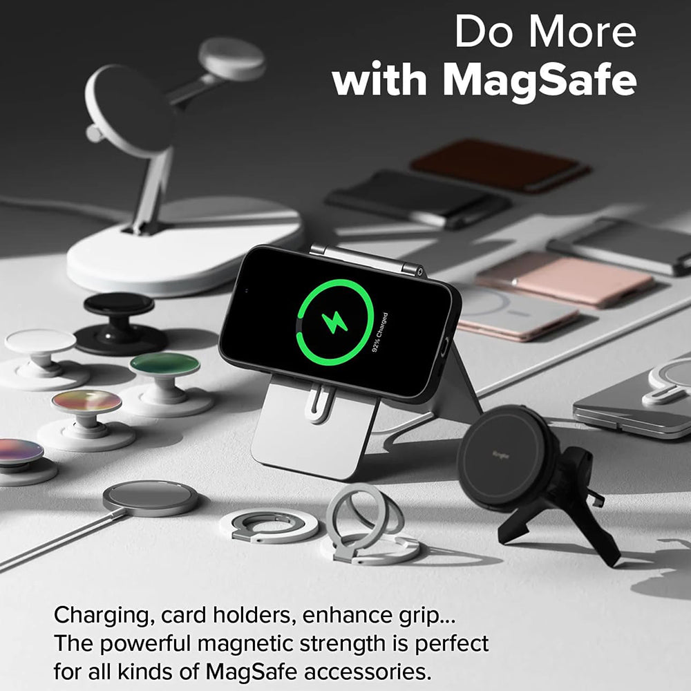 Калъф MagSafe за Apple iPhone 16 Pro Max, Ringke, Fusion X, Черен