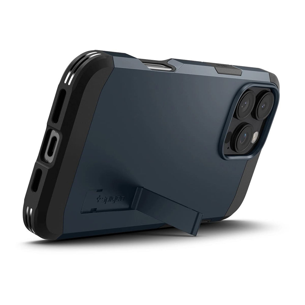 Калъф MagSafe за Apple iPhone 16 Pro Max, Spigen, Tough Armor, Син ACS08014