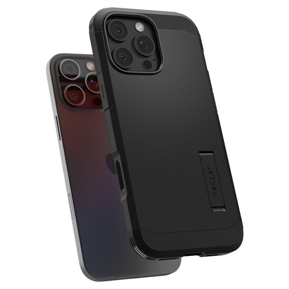 Калъф MagSafe за Apple iPhone 16 Pro Max, Spigen, Tough Armor T, Черен ACS08503