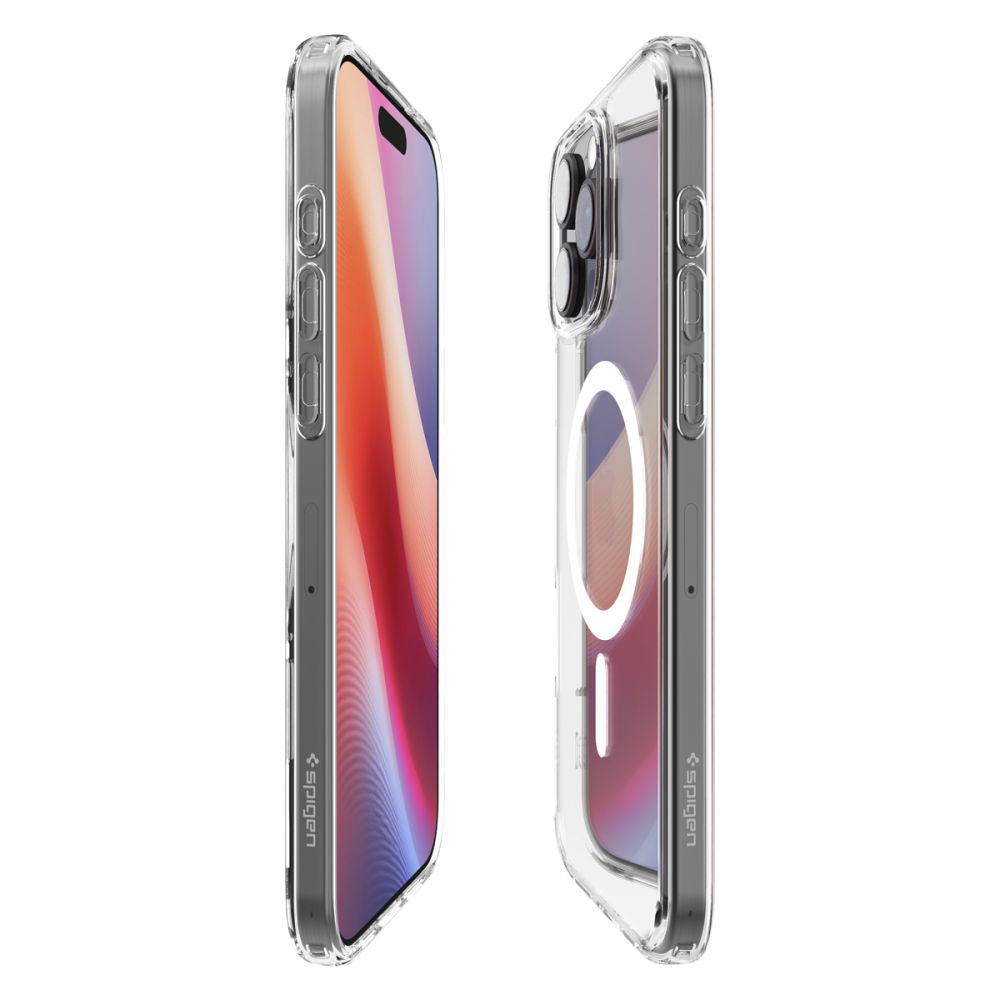 Калъф MagSafe за Apple iPhone 16 Pro Max, Spigen, Ultra Hybrid, Бял ACS07998
