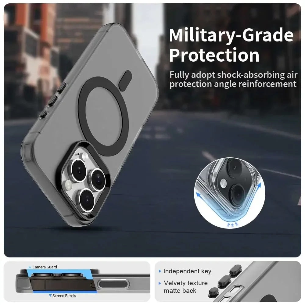 Калъф MagSafe за Apple iPhone 16 Pro Max, Techsuit, CandyCase, Лилав
