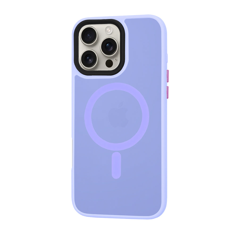 Калъф MagSafe за Apple iPhone 16 Pro Max, Techsuit, HaloFrost, Светло лилав