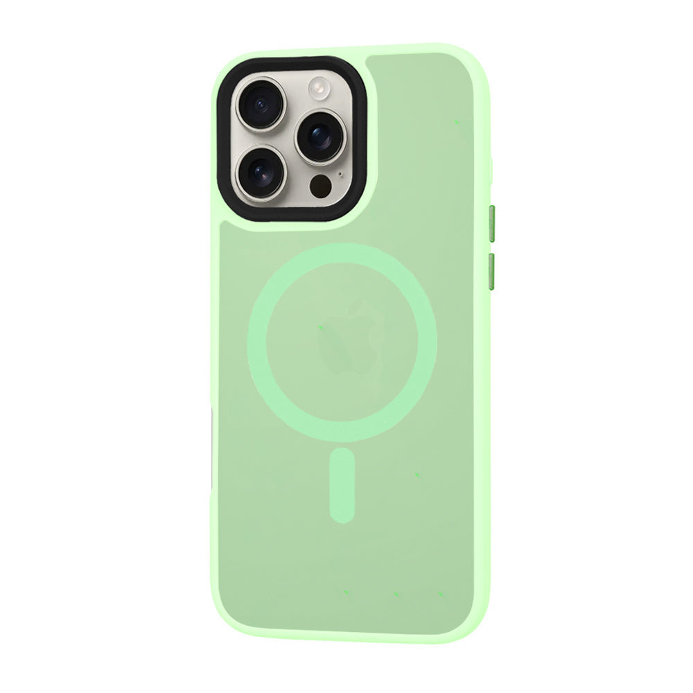 Калъф MagSafe за Apple iPhone 16 Pro Max, Techsuit, HaloFrost, Светлозелен