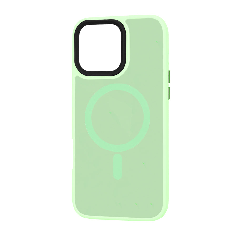 Калъф MagSafe за Apple iPhone 16 Pro Max, Techsuit, HaloFrost, Светлозелен