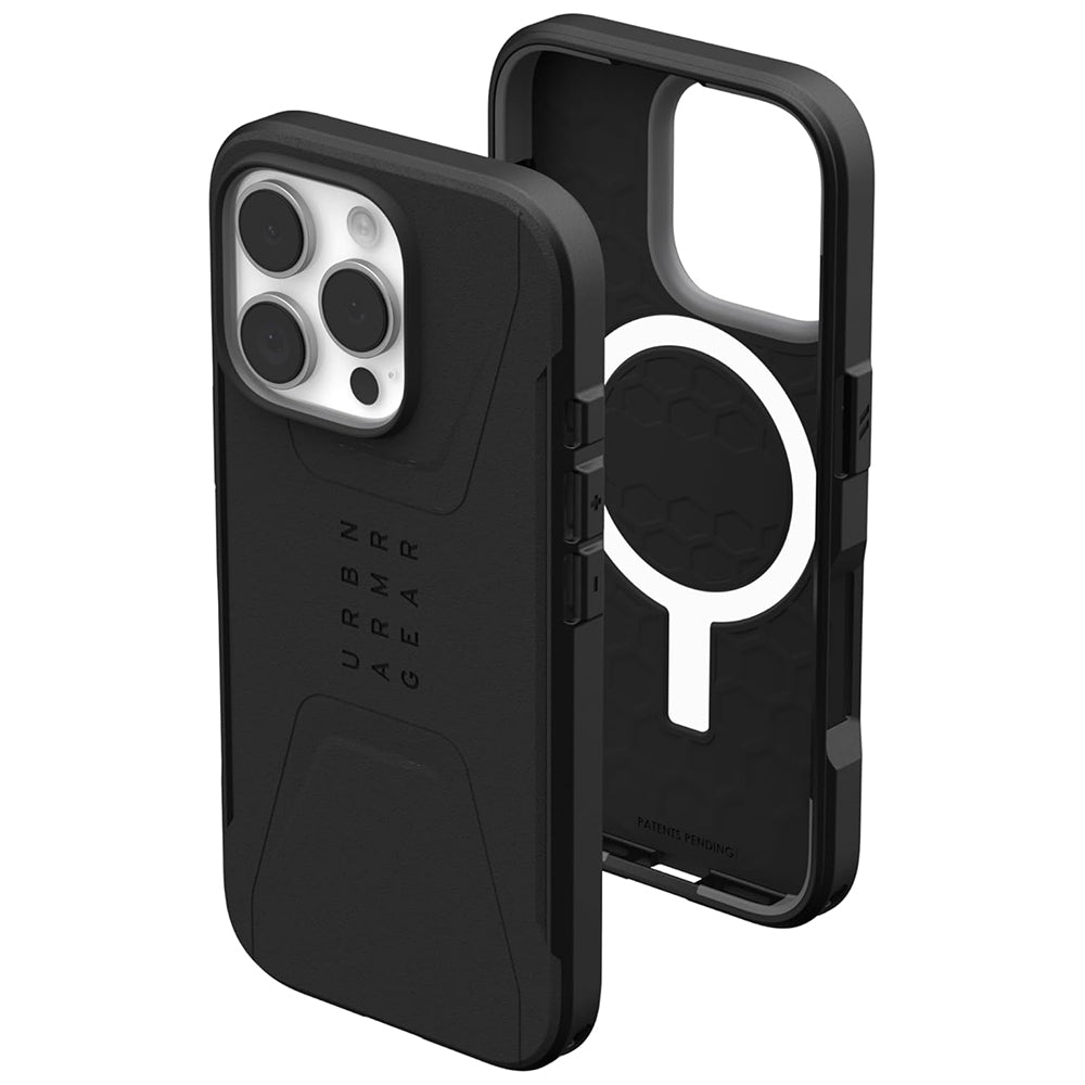Калъф MagSafe за Apple iPhone 16 Pro Max, Urban Armor Gear, Essential Armor, Черен