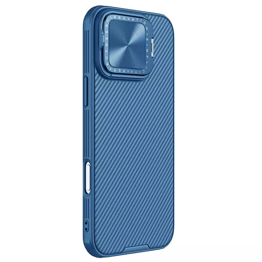 MagSafe калъф за Apple iPhone 16 Pro, Nillkin, CamShield Prop, Син