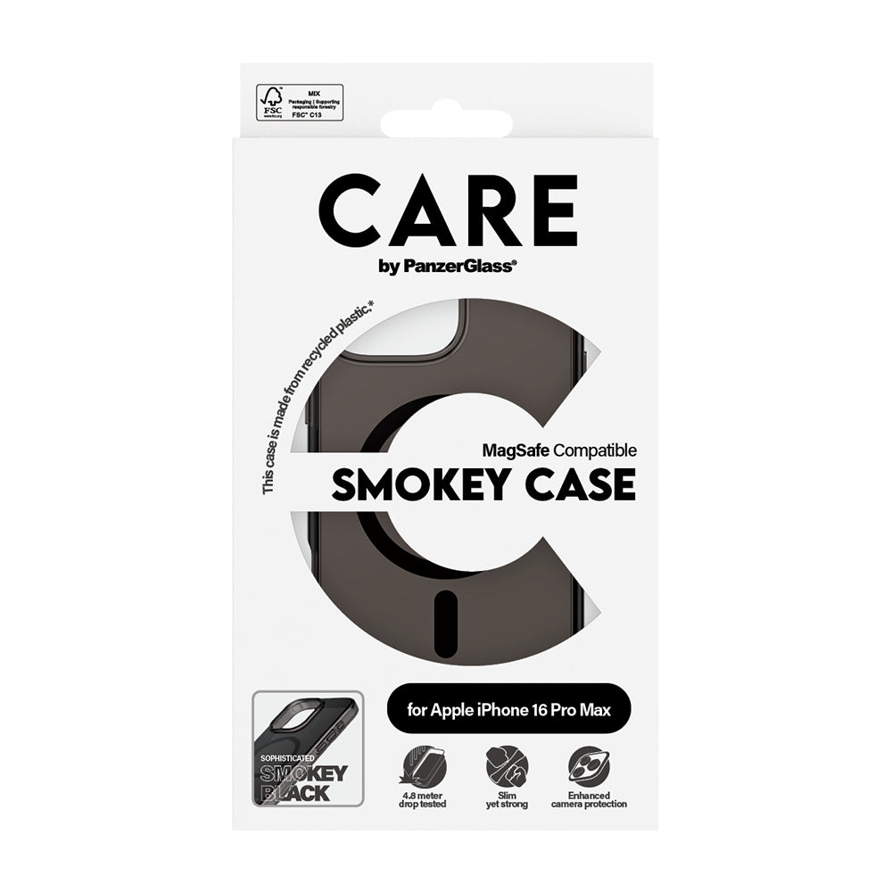 Калъф MagSafe за Apple iPhone 16 Pro, PanzerGlass, Care Urban Combat, Черен