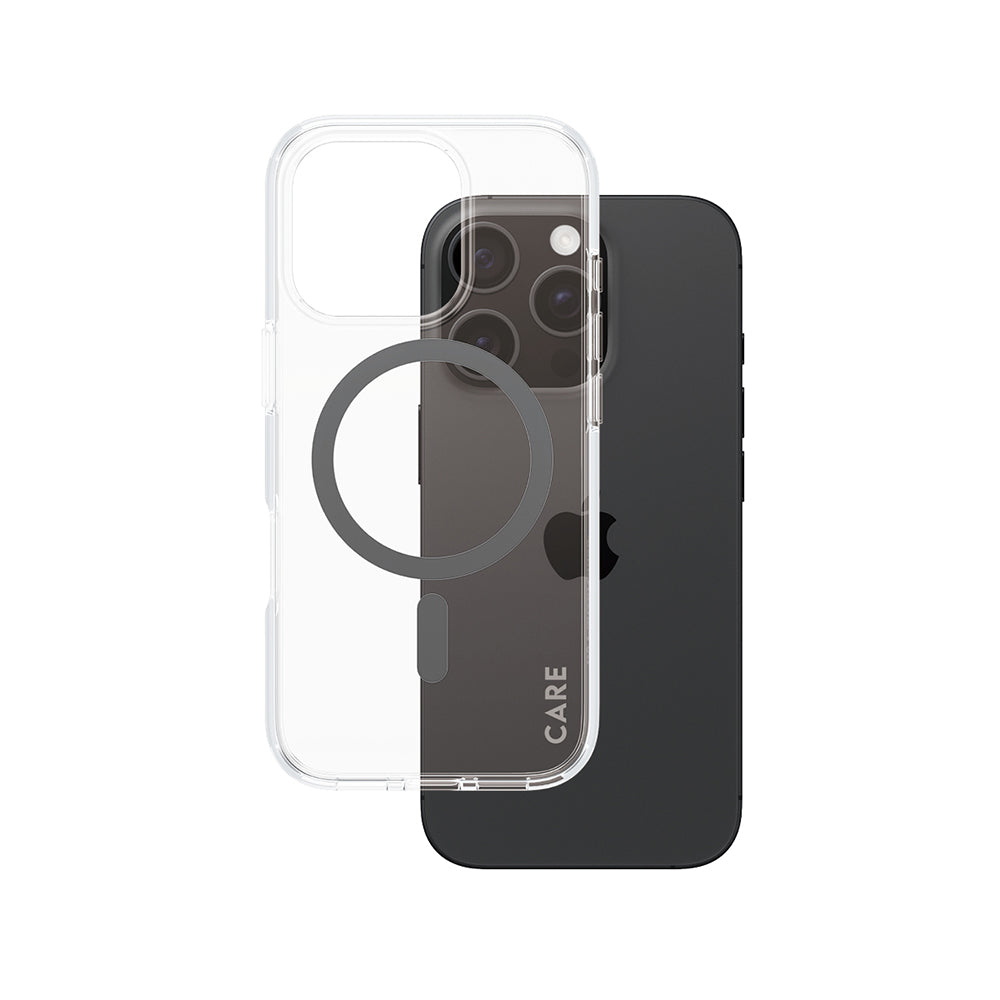 Калъф MagSafe за Apple iPhone 16 Pro, PanzerGlass, Care Urban Combat, Прозрачен Черен