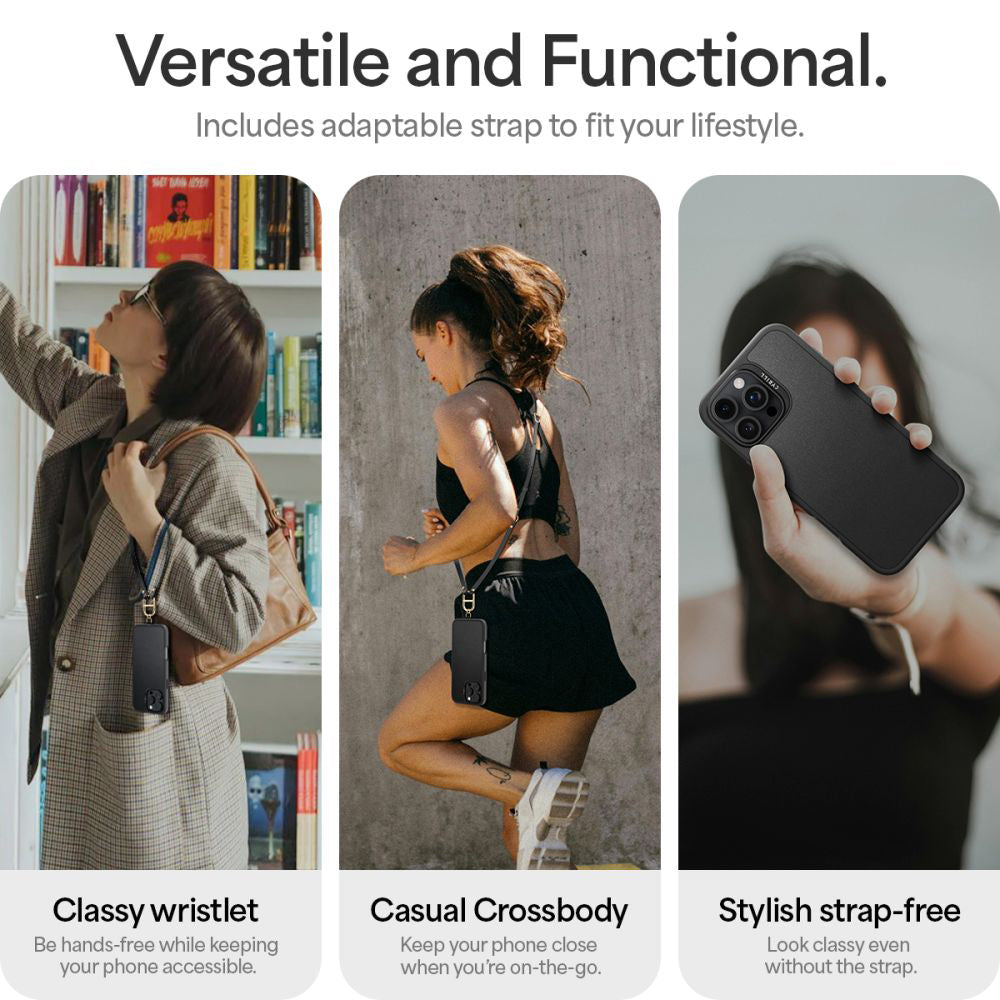 Калъф MagSafe за Apple iPhone 16 Pro, Spigen, Cyrill Kajuk Classic Charm, Черен