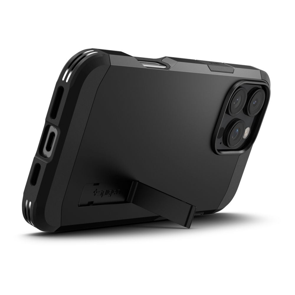 Калъф MagSafe за Apple iPhone 16 Pro, Spigen, Tough Armor, Черен ACS08146