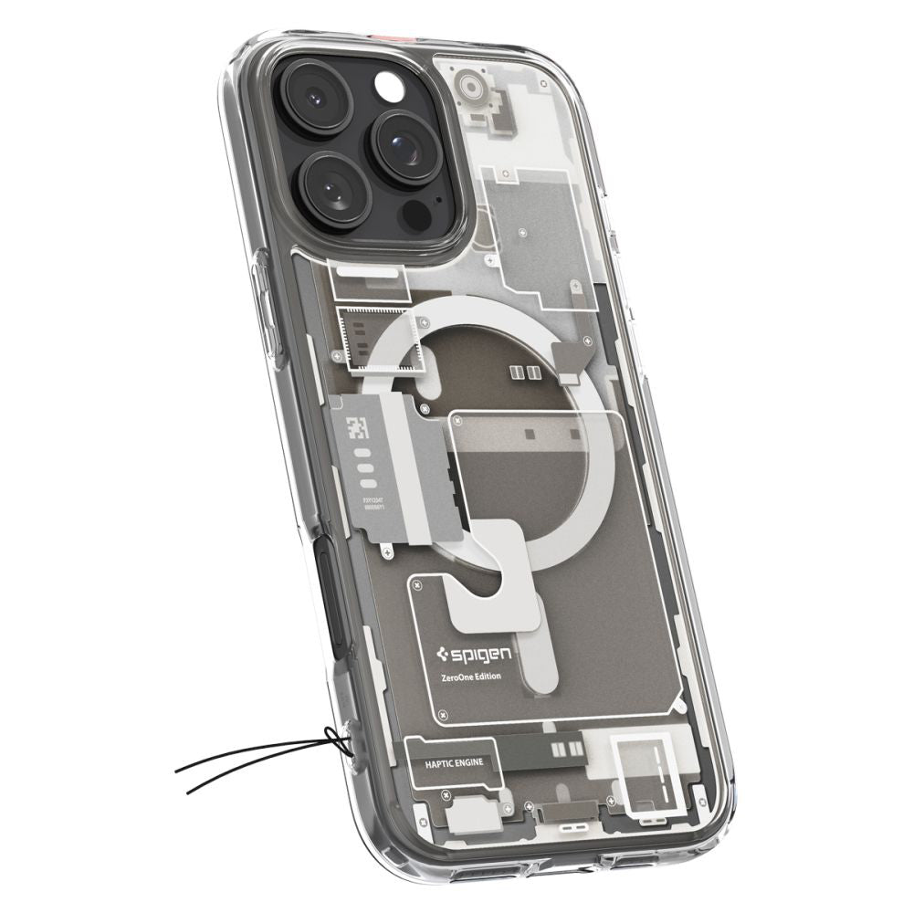 Калъф MagSafe за Apple iPhone 16 Pro, Spigen, Ultra Hybrid Zero One, Бежов ACS08137