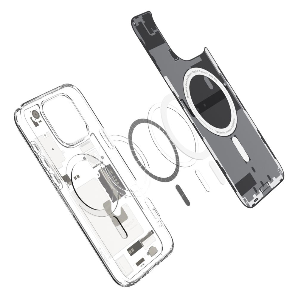 Калъф MagSafe за Apple iPhone 16 Pro, Spigen, Ultra Hybrid Zero One, Бежов ACS08137