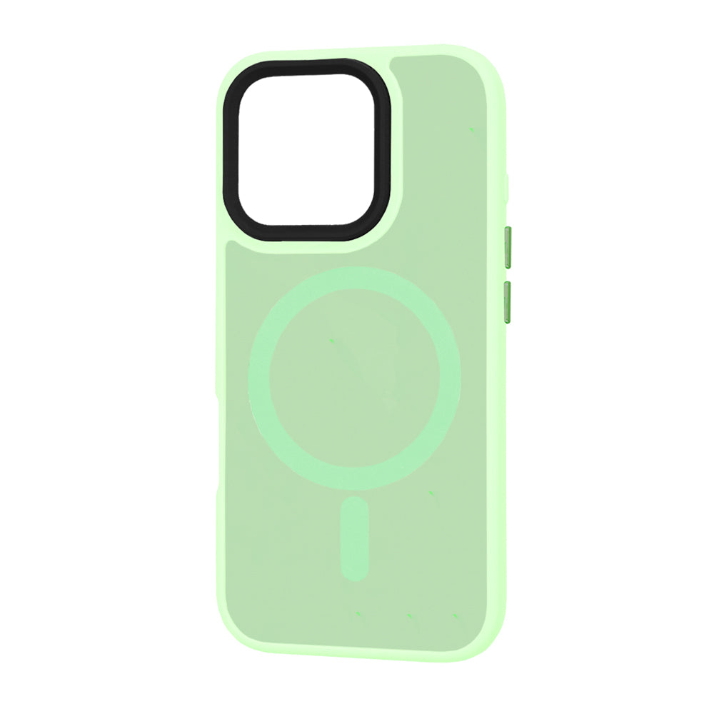 Калъф MagSafe за Apple iPhone 16 Pro, Techsuit, HaloFrost, Светлозелен