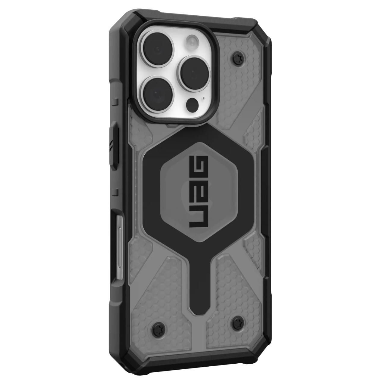 Калъф MagSafe за Apple iPhone 16 Pro, Urban Armor Gear, Pathfinder Clear, Сив