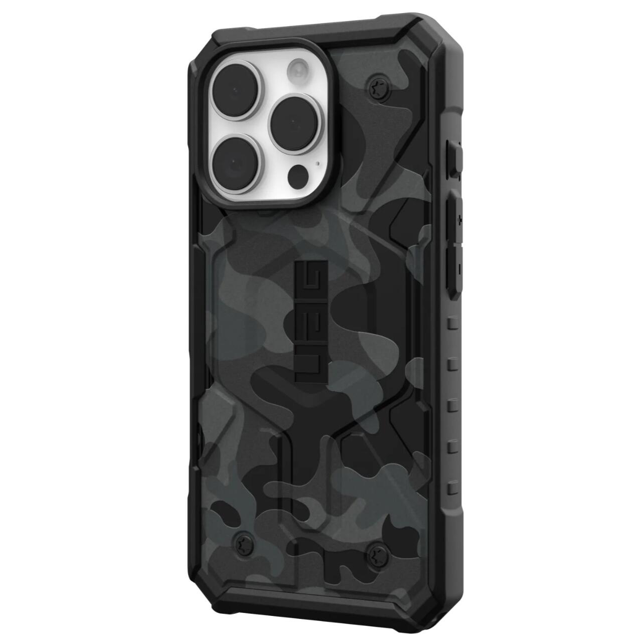 Калъф MagSafe за Apple iPhone 16 Pro, Urban Armor Gear, Pathfinder SE Midnight Camo, Камуфлаж