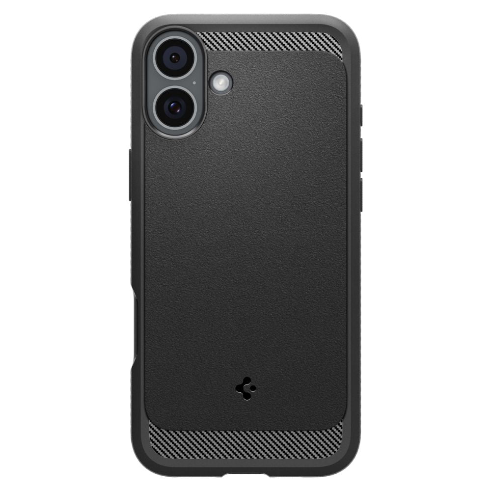 Калъф MagSafe за Apple iPhone 16, Spigen, Rugged Armor, Матово черен