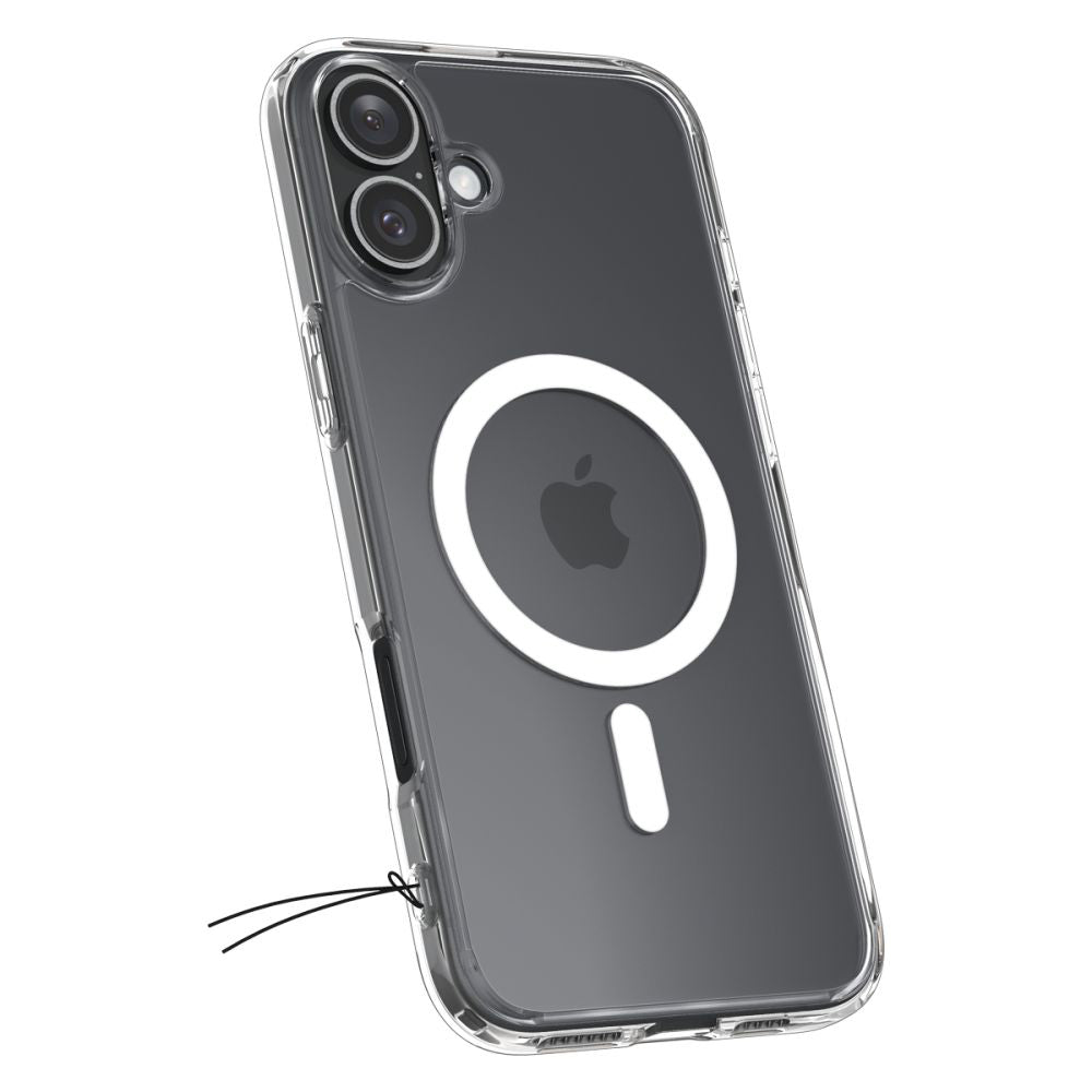 Калъф MagSafe за Apple iPhone 16, Spigen, Ultra Hybrid, Бял