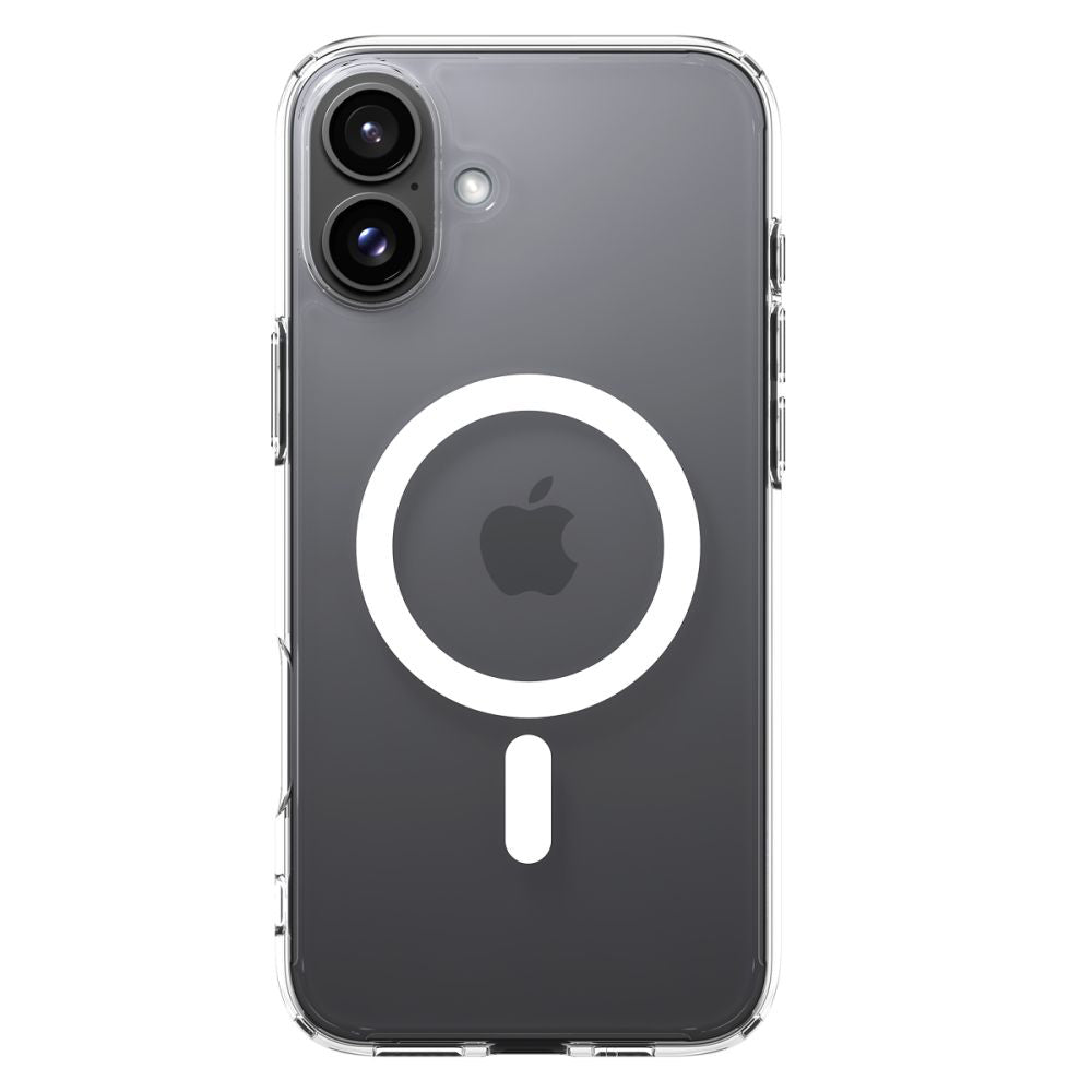 Калъф MagSafe за Apple iPhone 16, Spigen, Ultra Hybrid, Бял