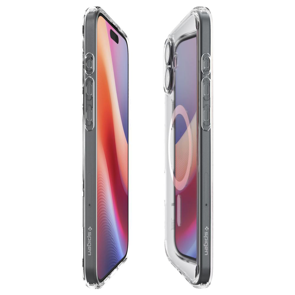 Калъф MagSafe за Apple iPhone 16, Spigen, Ultra Hybrid, Бял