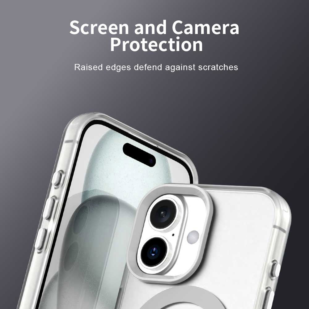Калъф MagSafe за Apple iPhone 16, Techsuit, CandyCase, Бял