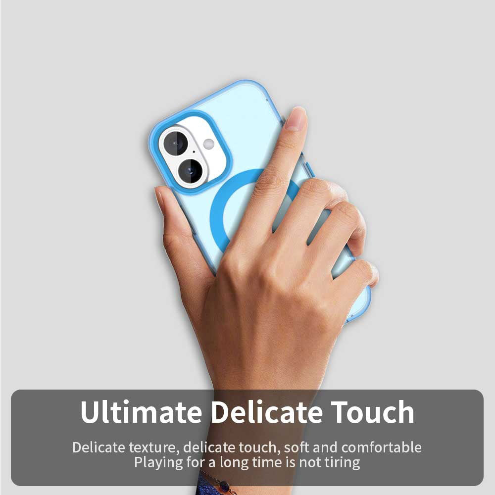 Калъф MagSafe за Apple iPhone 16, Techsuit, CandyCase, Син