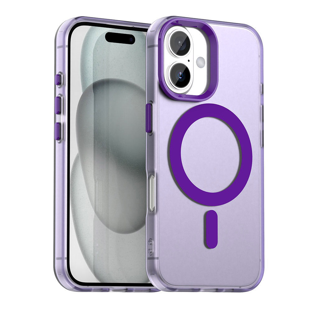 Калъф MagSafe за Apple iPhone 16, Techsuit, CandyCase, Лилав
