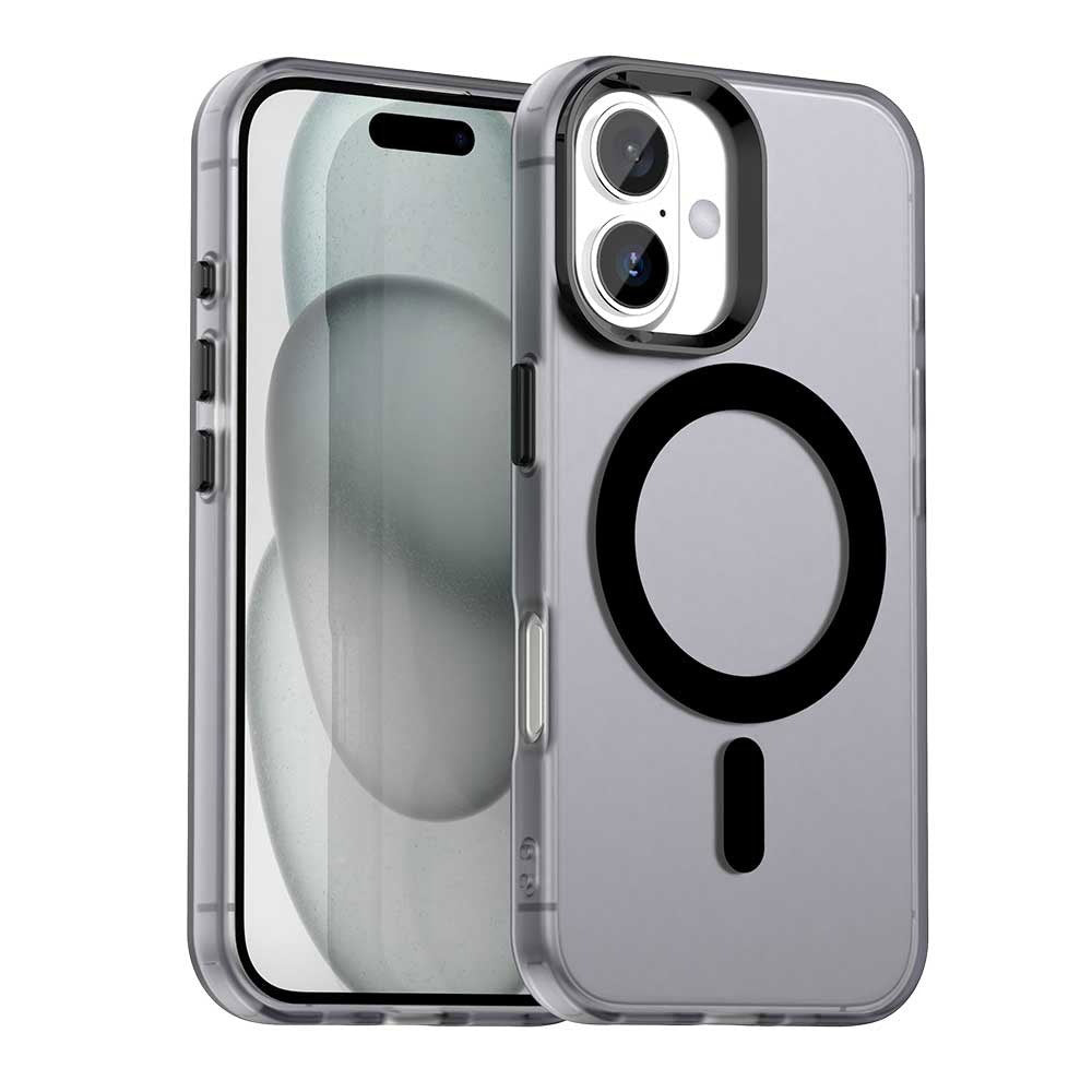 Калъф MagSafe за Apple iPhone 16, Techsuit, CandyCase, Черен