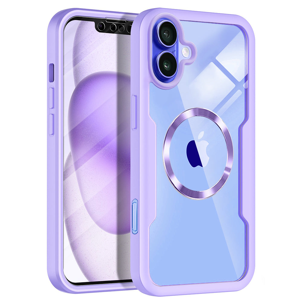 Калъф MagSafe за Apple iPhone 16, Techsuit, ColorVerse 360, Лилав