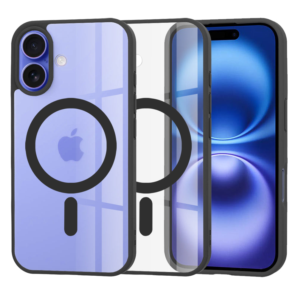 Калъф MagSafe за Apple iPhone 16, Techsuit, Pro, Черен