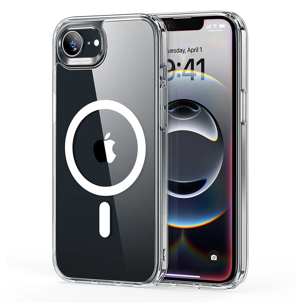 Калъф MagSafe за Apple iPhone 17e / 16e, ESR, Classic Hybrid, Прозрачен