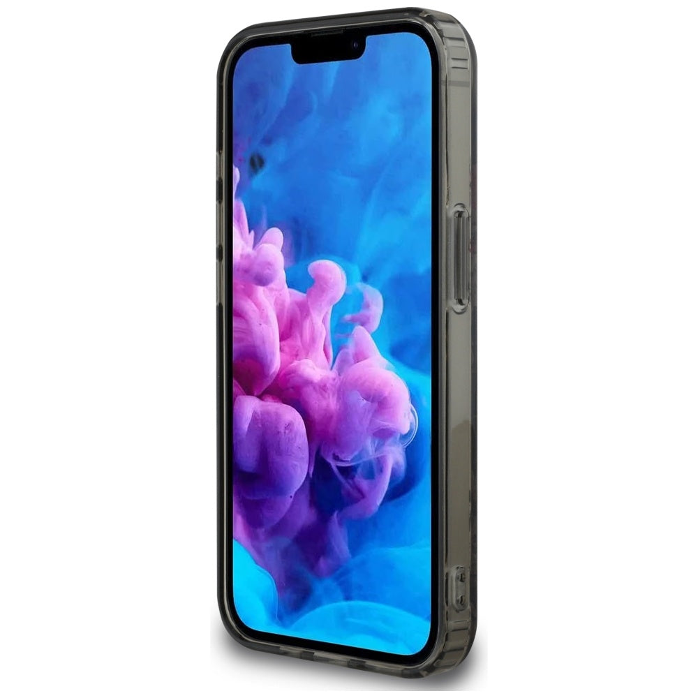 Калъф MagSafe за Apple iPhone 17e / 16e, Guess, IML Flowers, Черен