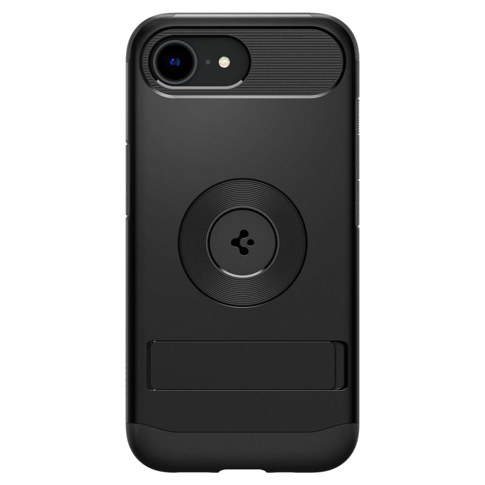 Калъф MagSafe за Apple iPhone 17e / 16e, Spigen, Slim Armor, Черен