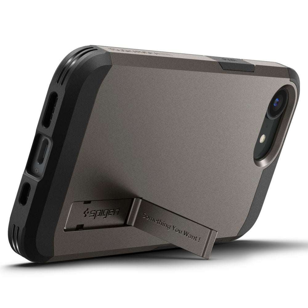 Калъф MagSafe за Apple iPhone 17e / 16e, Spigen, Tough Armor, Сив