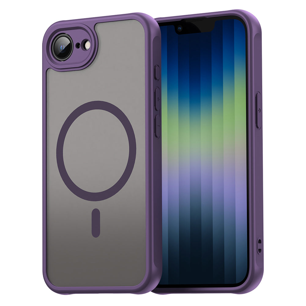 Калъф MagSafe за Apple iPhone 17e / 16e, Techsuit, HaloFrost II, Лилав
