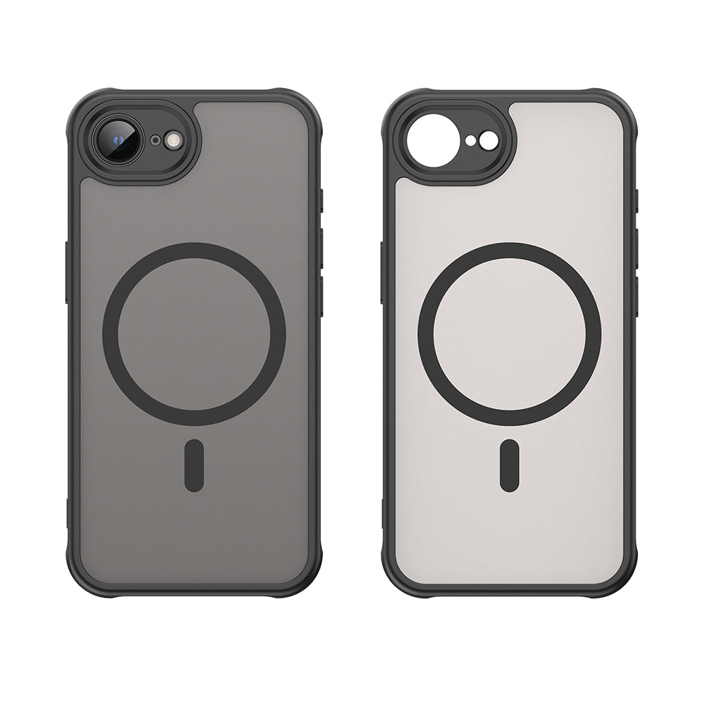 Калъф MagSafe за Apple iPhone 17e / 16e, Techsuit, HaloFrost II, Черен