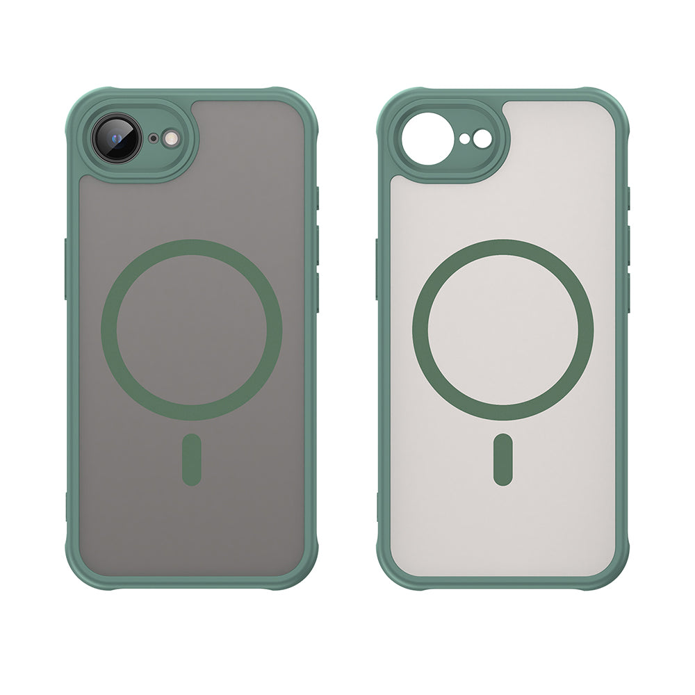 Калъф MagSafe за Apple iPhone 17e / 16e, Techsuit, HaloFrost II, Зелен