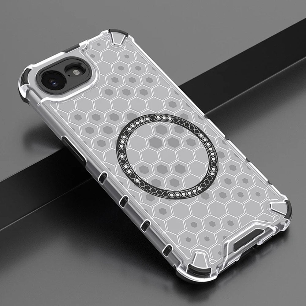 Калъф MagSafe за Apple iPhone 17e / 16e, Techsuit, HoneyComb Shield, Черен