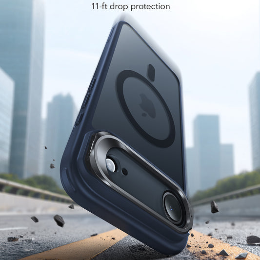 Калъф MagSafe за Apple iPhone 17 Air, ESR, Classic Hybrid Kickstand, Сатенено син