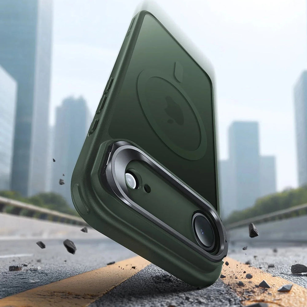 Калъф MagSafe за Apple iPhone 17 Air, ESR, Classic Hybrid Kickstand, Сатенено зелен
