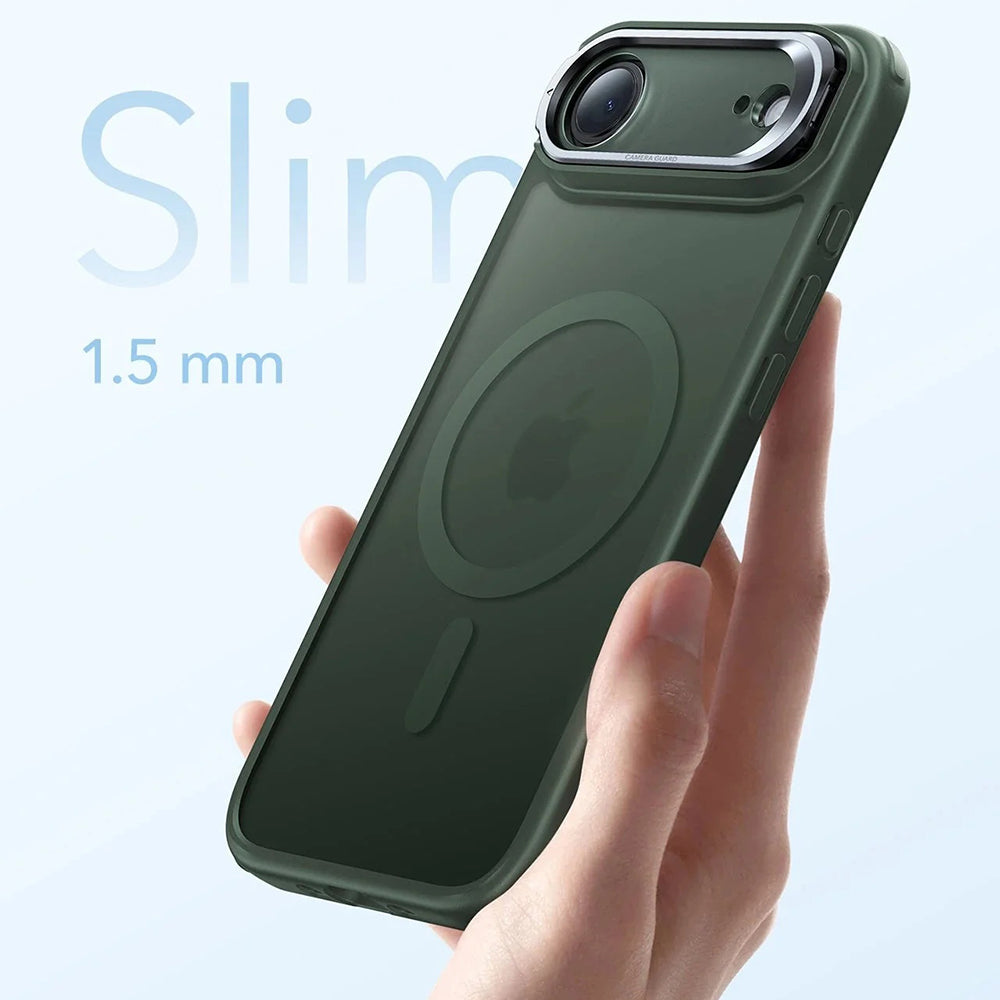 Калъф MagSafe за Apple iPhone 17 Air, ESR, Classic Hybrid Kickstand, Сатенено зелен