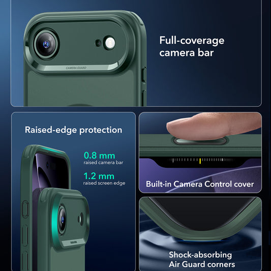 Калъф MagSafe за Apple iPhone 17 Air, ESR, Classic Hybrid, Сатенено зелен