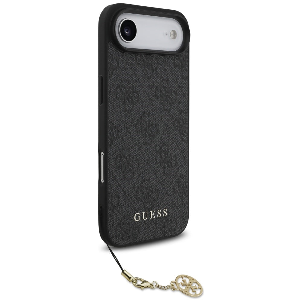 Калъф MagSafe за Apple iPhone 17 Air, Guess, 4G Charm Cradle, Черен