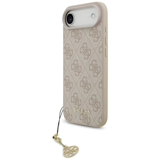 Калъф MagSafe за Apple iPhone 17 Air, Guess, 4G Charm Cradle, Розов