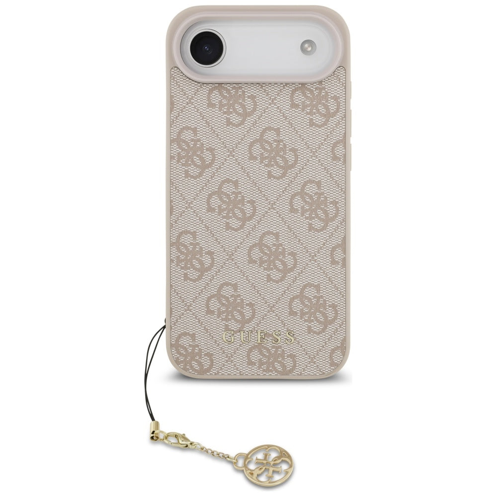 Калъф MagSafe за Apple iPhone 17 Air, Guess, 4G Charm Cradle, Розов