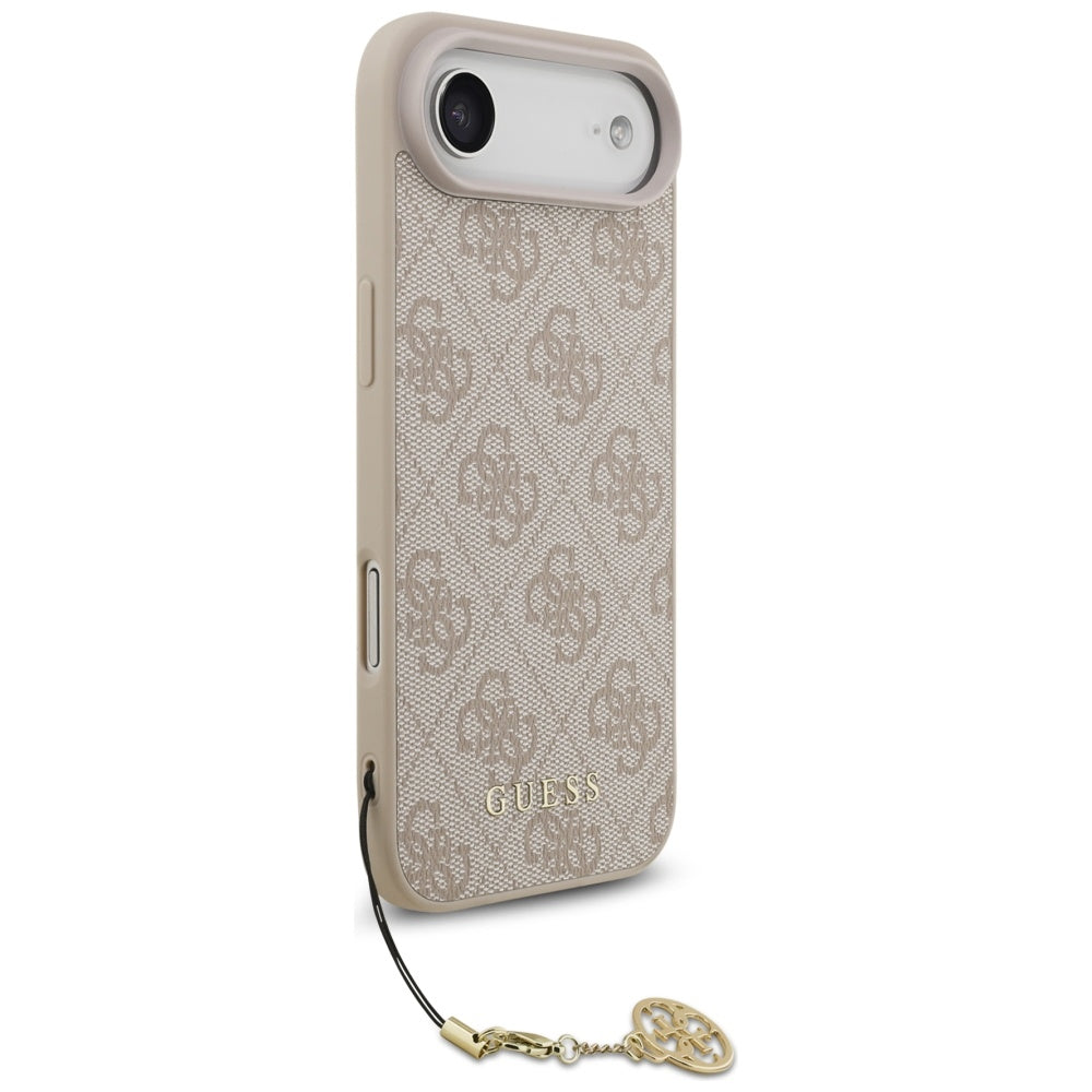 Калъф MagSafe за Apple iPhone 17 Air, Guess, 4G Charm Cradle, Розов