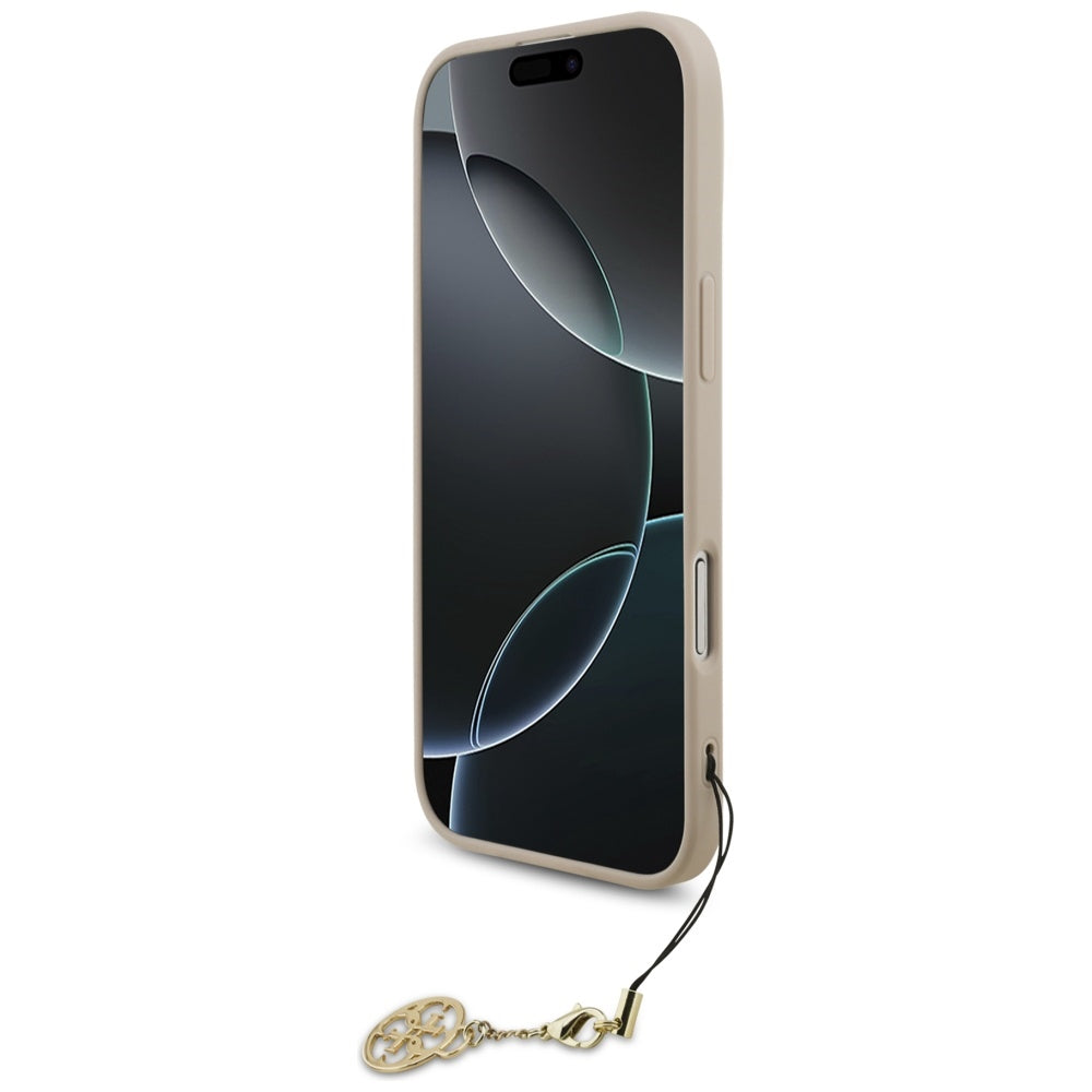 Калъф MagSafe за Apple iPhone 17 Air, Guess, 4G Charm Cradle, Розов
