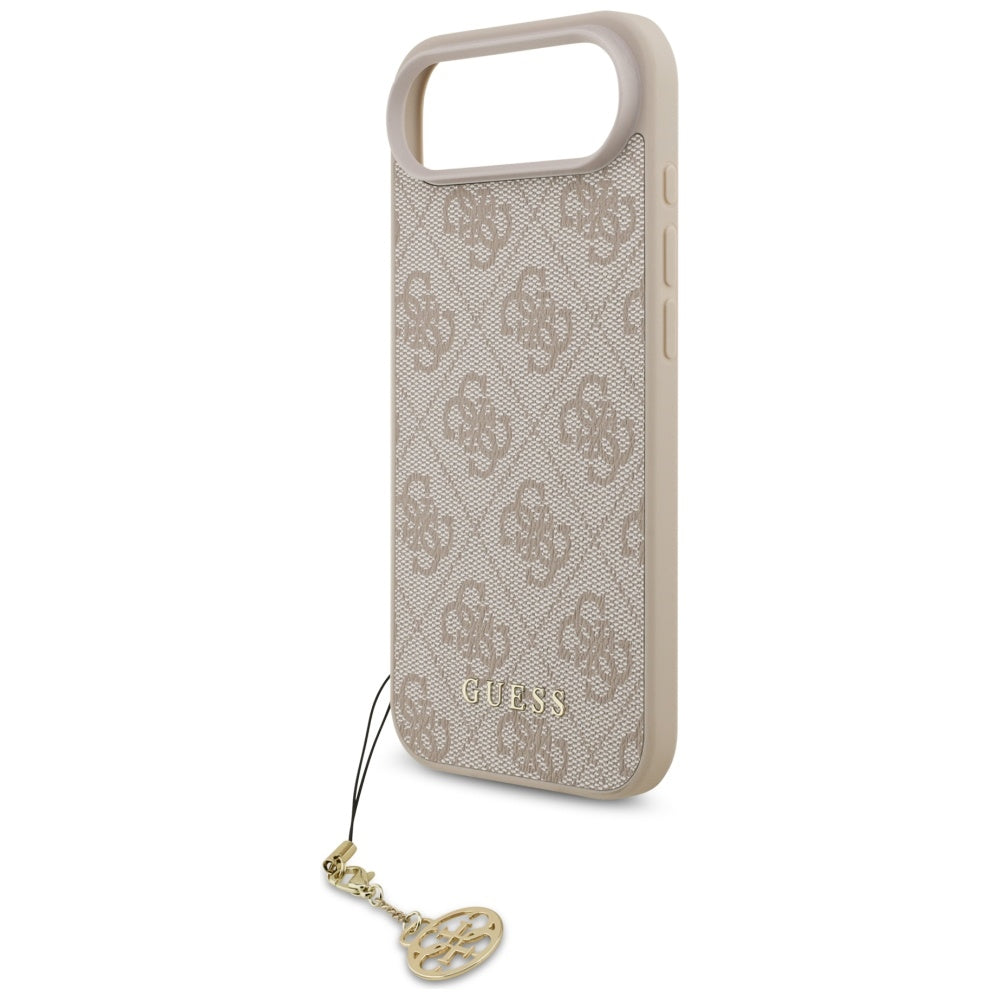 Калъф MagSafe за Apple iPhone 17 Air, Guess, 4G Charm Cradle, Розов