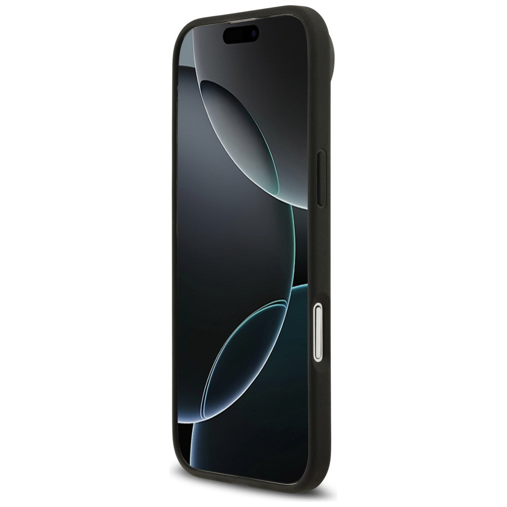 Калъф MagSafe за Apple iPhone 17 Air, Guess, 4G Circle Classic Logo, Черен